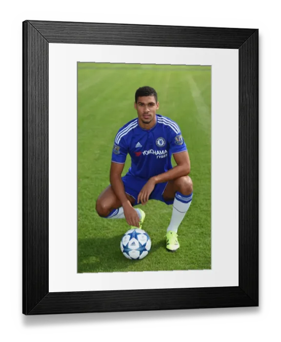 Framed Print : Chelsea FC: Ruben Loftus-Cheek at 2015-16 Team Photocall, Cobham Training Ground