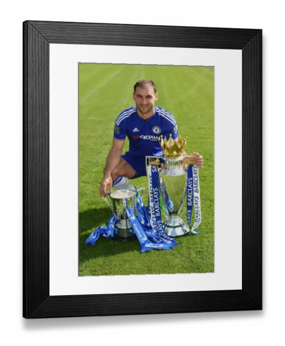 Framed Print : Chelsea FC: 2015-16 Team Photocall - Branislav Ivanovic at Cobham Training Ground Framed Print : Chelsea FC: 2015-16 Team Photocall - Branislav Ivanovic at Cobham Training Ground