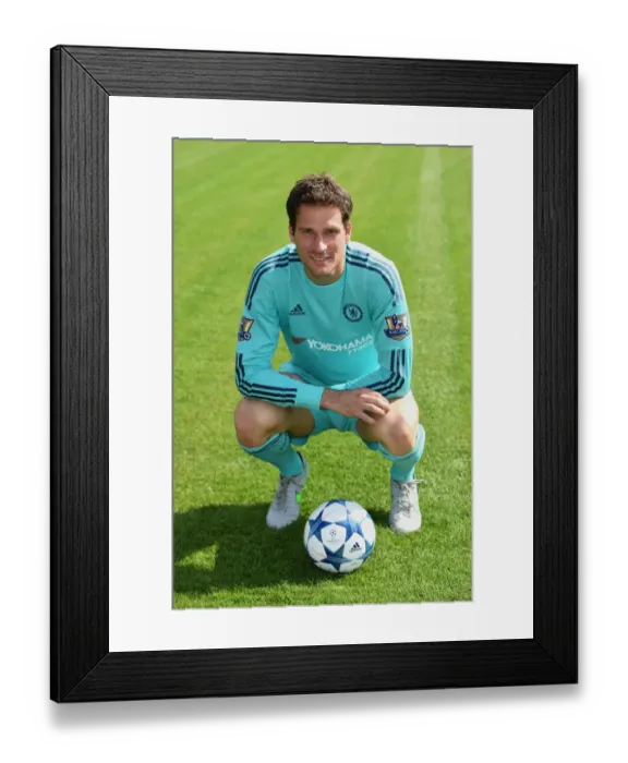Framed Print : Chelsea FC: Asmir Begovic at 2015-16 Team Photocall, Cobham Training Ground Framed Print : Chelsea FC: Asmir Begovic at 2015-16 Team Photocall, Cobham Training Ground