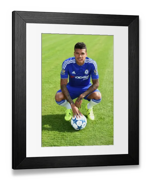 Framed Print : Chelsea FC: Kenedy at 2015-16 Team Photocall, Cobham Training Ground Framed Print : Chelsea FC: Kenedy at 2015-16 Team Photocall, Cobham Training Ground