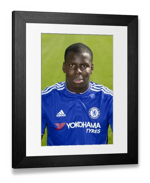 Framed Print : Chelsea FC 2015-16: Kurt Zouma at Cobham Training - Premier League Squad Framed Print : Chelsea FC 2015-16: Kurt Zouma at Cobham Training - Premier League Squad