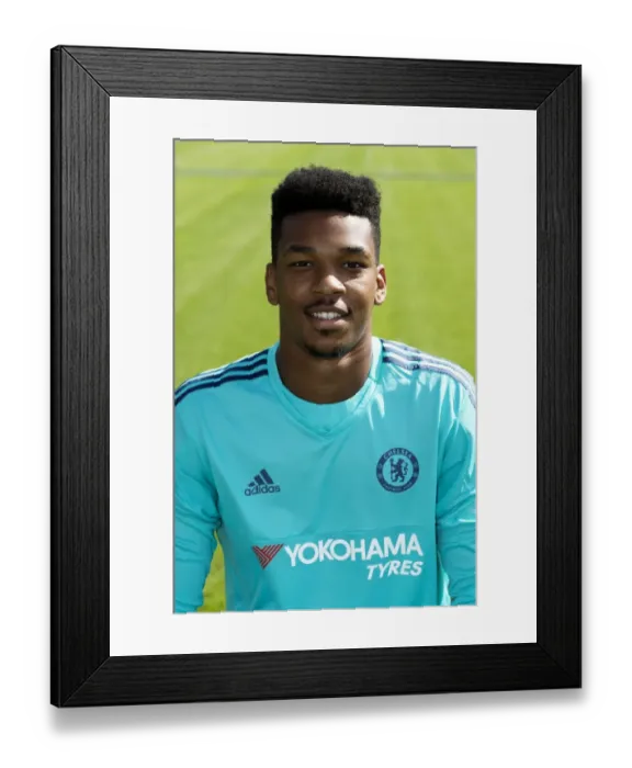 Framed Print : Meet Jamal Blackman: Chelsea FC's New Goalkeeper (2015-16 Team Photocall)