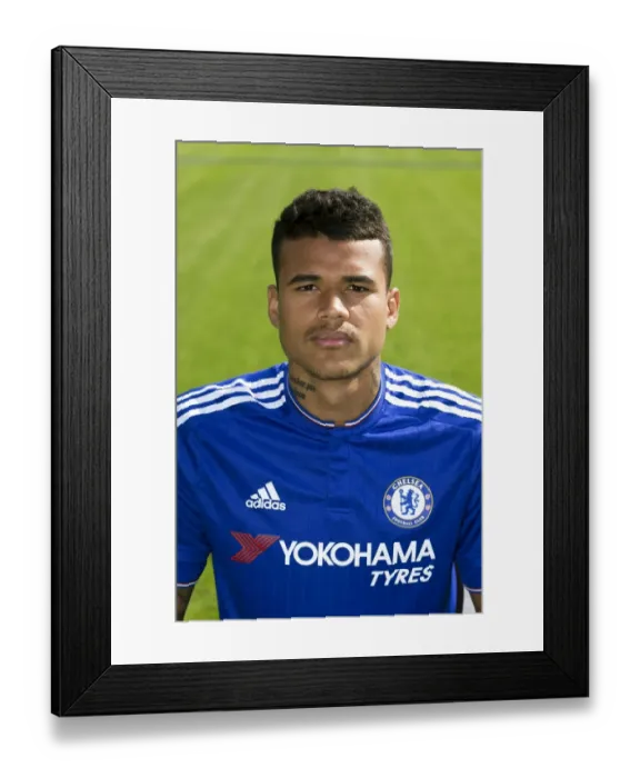 Framed Print : Chelsea FC 2015-16: Kenedy at Cobham Training Ground - Premier League Soccer