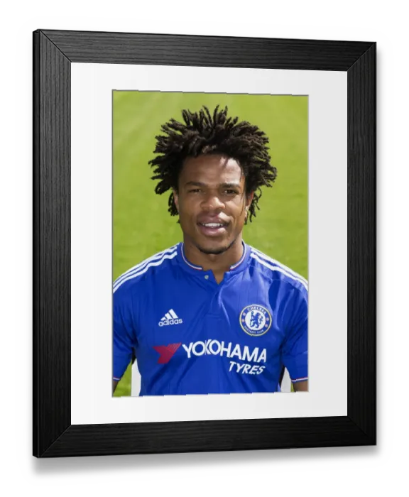 Framed Print : Chelsea FC 2015-2016 Squad: Loic Remy at Cobham Training Ground - Premier League