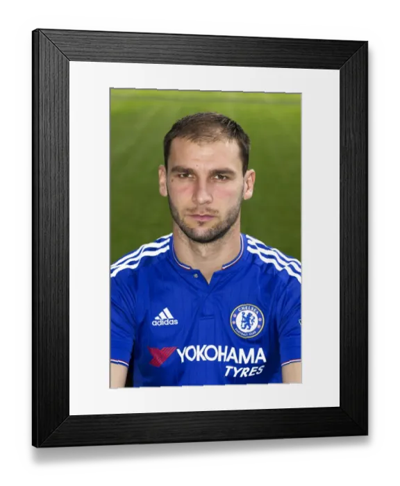 Framed Print : Chelsea FC 2015-16: Branislav Ivanovic at Cobham Training Ground - Premier League Soccer