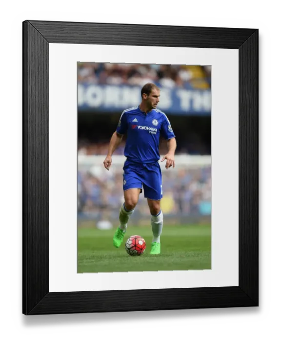 Framed Print : Branislav Ivanovic in Action: Chelsea vs Swansea City (August 2015)