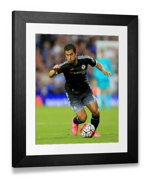 Framed Print : Eden Hazard in Action: Chelsea vs. West Bromwich Albion, Premier League 2015-16 - The Hawthorns