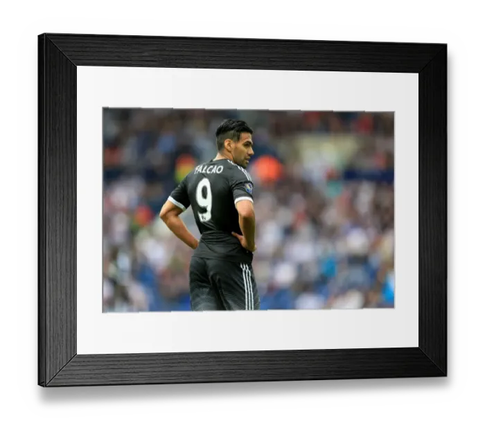 Framed Print : Falcao in Action: Chelsea vs. West Bromwich Albion, Premier League 2015 Framed Print : Falcao in Action: Chelsea vs. West Bromwich Albion, Premier League 2015