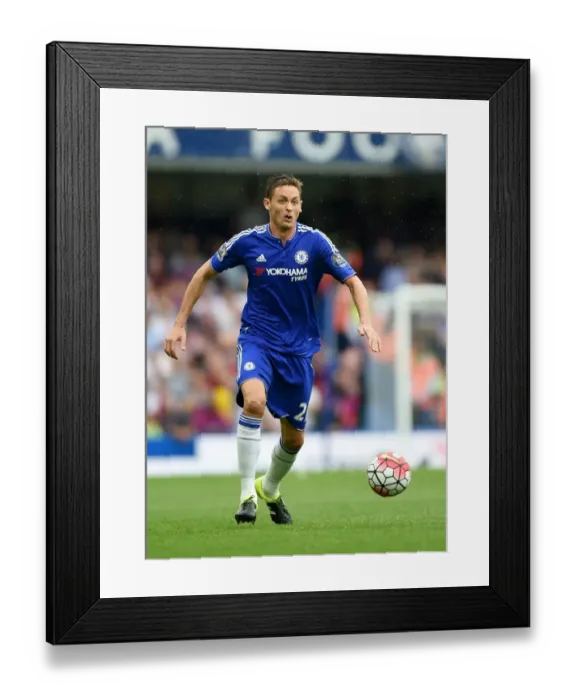 Framed Print : Nemanja Matic in Action: Chelsea vs. Crystal Palace, Premier League Showdown at Stamford Bridge (August 2015)