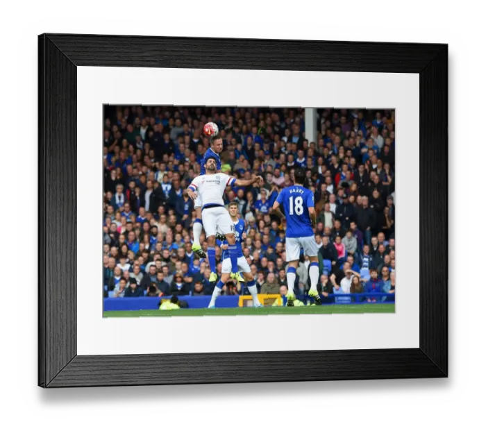 Framed Print : Battle for Supremacy: Jagielka vs. Costa - Everton vs. Chelsea, Premier League Showdown (September 2015) Framed Print : Battle for Supremacy: Jagielka vs. Costa - Everton vs. Chelsea, Premier League Showdown (September 2015)