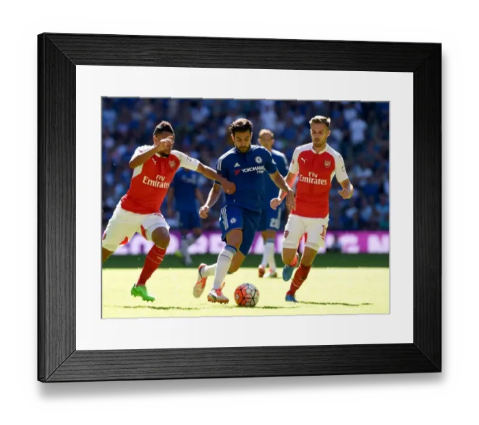 Framed Print : Soccer - FA Community Shield - Arsenal v Chelsea - Wembley Stadium Framed Print : Soccer - FA Community Shield - Arsenal v Chelsea - Wembley Stadium