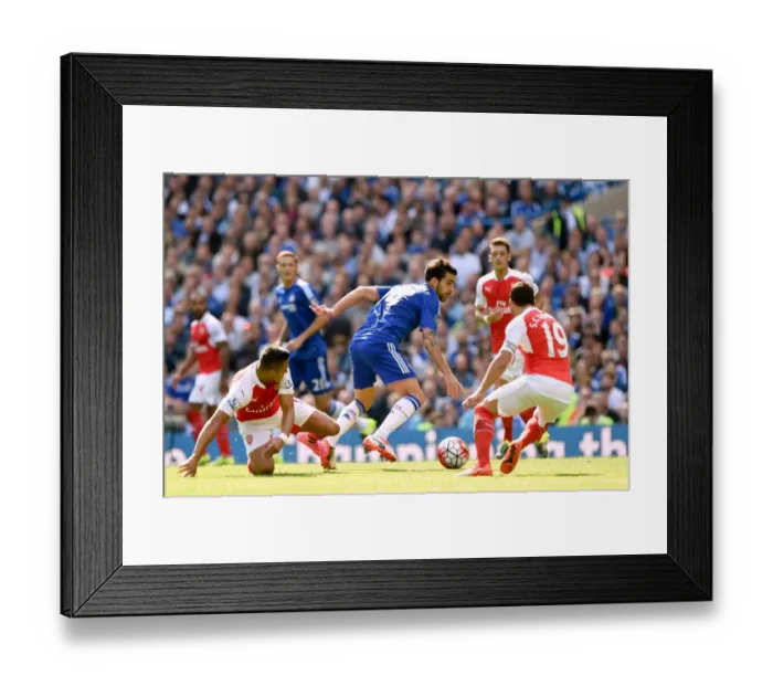 Framed Print : Fabregas vs. Sanchez: A Premier League Rivalry Ignites at Stamford Bridge (September 2015) Framed Print : Fabregas vs. Sanchez: A Premier League Rivalry Ignites at Stamford Bridge (September 2015)