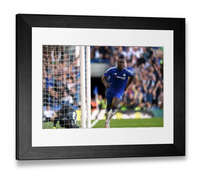 Framed Print : Zouma Strikes First: Chelsea's Upset Goal Against Arsenal in Barclays Premier League (September 2015)