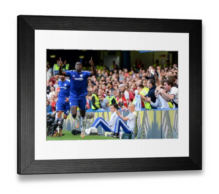 Framed Print : Zouma Strikes First: Chelsea's Surprise Goal Against Arsenal in the Premier League (September 2015) Framed Print : Zouma Strikes First: Chelsea's Surprise Goal Against Arsenal in the Premier League (September 2015)