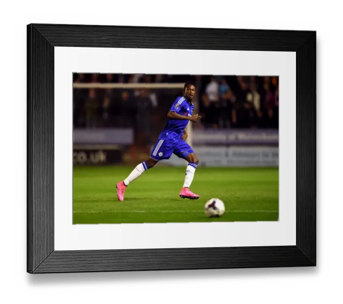 Framed Print : Baba Rahman's Debut: Chelsea's Victory at Walsall's Banks Stadium in Capital One Cup (September 2015) Framed Print : Baba Rahman's Debut: Chelsea's Victory at Walsall's Banks Stadium in Capital One Cup (September 2015)