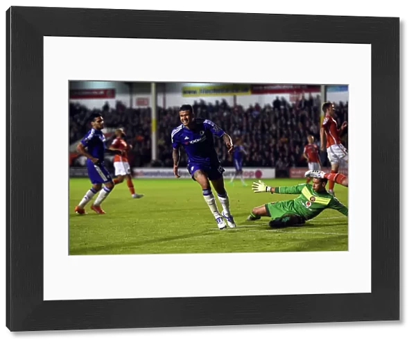 Chelsea's Kenedy: Third Goal Ecstasy in Capital One Cup Victory over Walsall (September 2015)