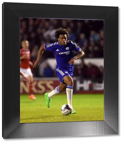 Loic Remy Scores for Chelsea in Capital One Cup Third Round at Walsall's Banks Stadium (September 2015)