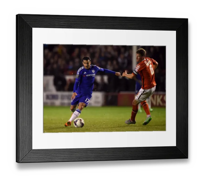 Framed Print : Pedro's Thrilling Run and Goal: Chelsea's Capital One Cup Victory over Walsall (September 2015) - Pedro Scores Stunning Individual Goal against Walsall Framed Print : Pedro's Thrilling Run and Goal: Chelsea's Capital One Cup Victory over Walsall (September 2015) - Pedro Scores Stunning Individual Goal against Walsall