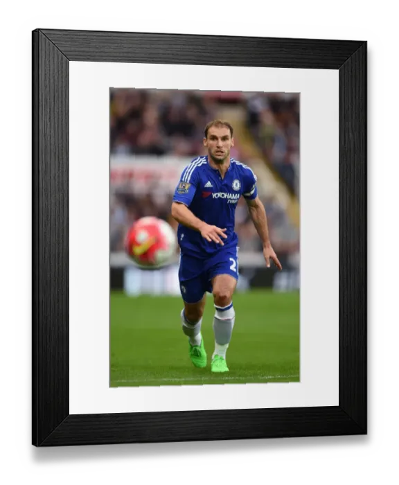 Framed Print : Branislav Ivanovic in Action: Chelsea vs. Newcastle United, Barclays Premier League, St. James Park (September 2015)