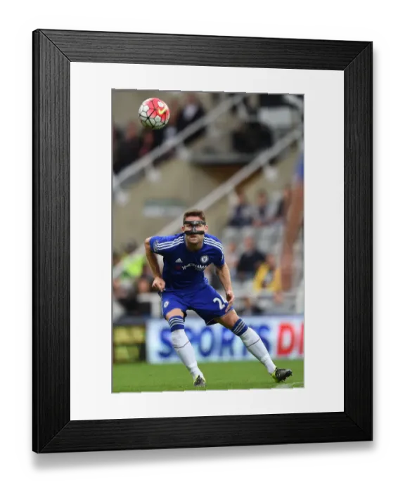 Framed Print : Gary Cahill Faces Newcastle United at St. James Park - Chelsea in Barclays Premier League (September 2015)