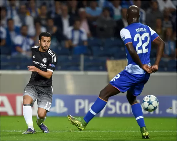 Pedro Aims for Glory: Chelsea vs. FC Porto in Champions League (September 2015)