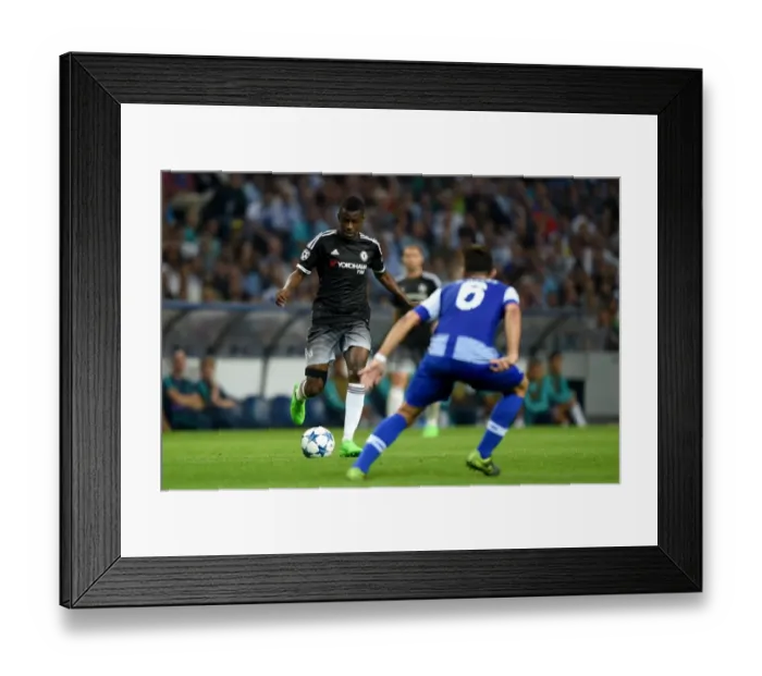 Framed Print : Ramires in Action: Chelsea vs. FC Porto, UEFA Champions League Group G, Estadio do Dragao (September 2015)