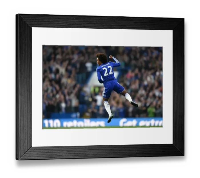 Framed Print : Willian's Stamford Bridge Stunner: Chelsea's First Goal vs Southampton (BPL 2015) Framed Print : Willian's Stamford Bridge Stunner: Chelsea's First Goal vs Southampton (BPL 2015)