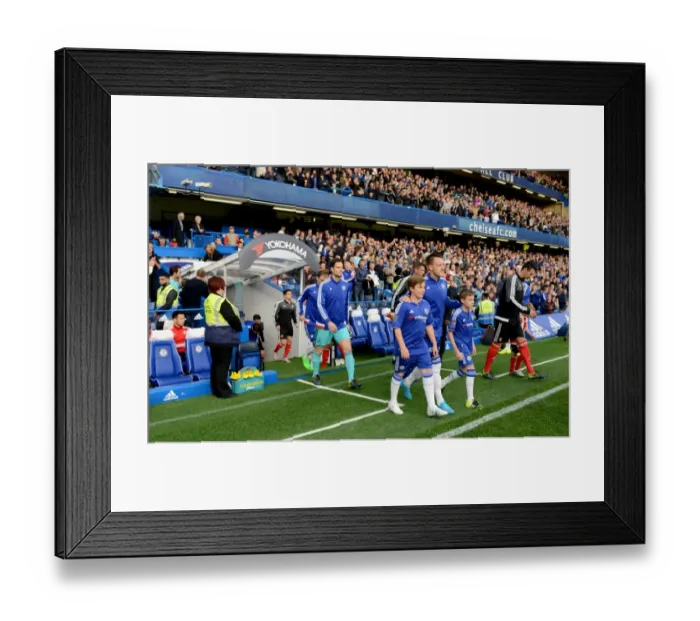 Framed Print : John Terry Leads Chelsea Out in Premier League Showdown Against Southampton (October 2015) - Stamford Bridge Framed Print : John Terry Leads Chelsea Out in Premier League Showdown Against Southampton (October 2015) - Stamford Bridge