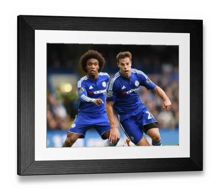 Framed Print : Cesar Azpilicueta in Action: Chelsea vs. Aston Villa, October 2015 Framed Print : Cesar Azpilicueta in Action: Chelsea vs. Aston Villa, October 2015