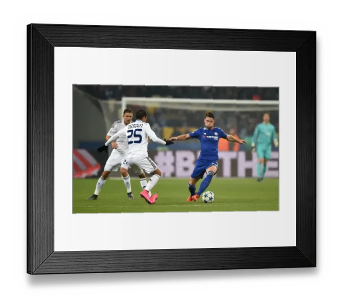 Framed Print : Soccer - UEFA Champions League - Group G - Dynamo Kiev v Chelsea - Olympic Stadium