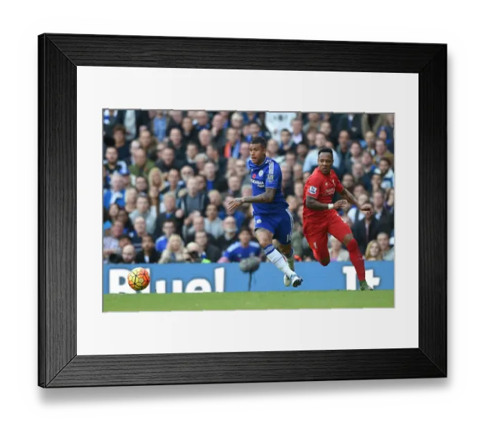Framed Print : Clash at Stamford Bridge: A Premier League Showdown - Kenedy vs. Clyne Framed Print : Clash at Stamford Bridge: A Premier League Showdown - Kenedy vs. Clyne