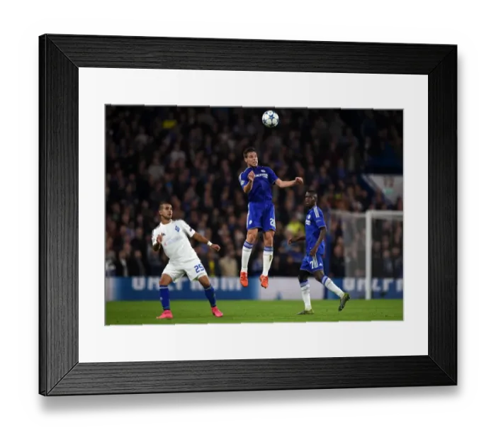 Framed Print : Cesar Azpilicueta: In Action for Chelsea Against Dynamo Kiev, UEFA Champions League (November 2015) Framed Print : Cesar Azpilicueta: In Action for Chelsea Against Dynamo Kiev, UEFA Champions League (November 2015)