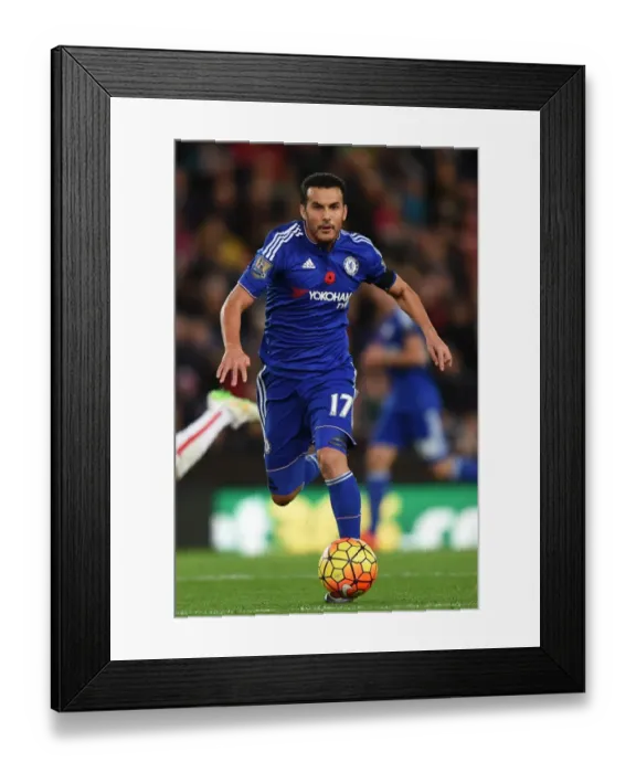 Framed Print : Pedro in Action: Chelsea vs. Stoke City, Premier League, Britannia Stadium (November 2015) Framed Print : Pedro in Action: Chelsea vs. Stoke City, Premier League, Britannia Stadium (November 2015)