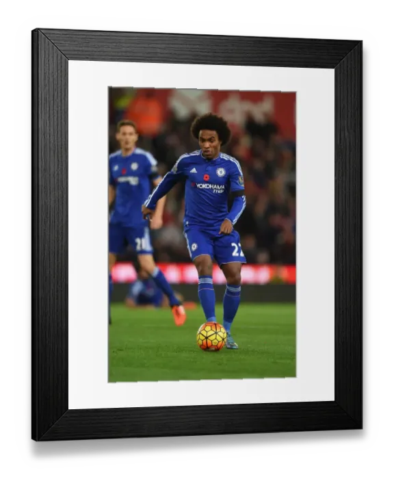 Framed Print : Willian in Action: Chelsea vs. Stoke City, Britannia Stadium (Nov. 2015) Framed Print : Willian in Action: Chelsea vs. Stoke City, Britannia Stadium (Nov. 2015)