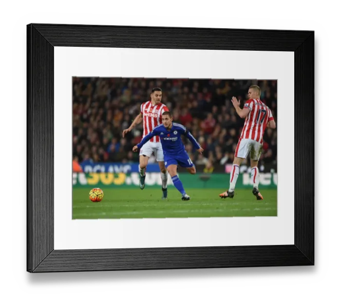 Framed Print : Eden Hazard in Action: Chelsea vs. Stoke City, Britannia Stadium (Nov. 2015) Framed Print : Eden Hazard in Action: Chelsea vs. Stoke City, Britannia Stadium (Nov. 2015)
