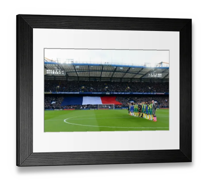 Framed Print : Unity Through La Marseillaise: Chelsea vs. Norwich City - Premier League 2015 (Stamford Bridge) Framed Print : Unity Through La Marseillaise: Chelsea vs. Norwich City - Premier League 2015 (Stamford Bridge)