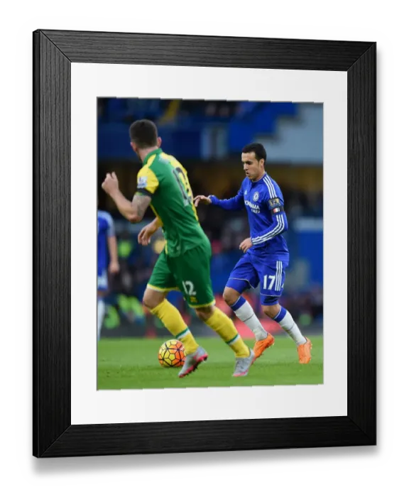 Framed Print : Pedro in Action: Chelsea vs. Norwich City, Premier League (November 2015) - Stamford Bridge Framed Print : Pedro in Action: Chelsea vs. Norwich City, Premier League (November 2015) - Stamford Bridge
