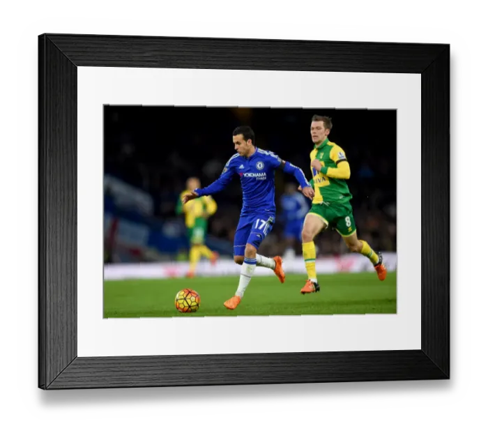 Framed Print : Intense Battle: Pedro vs. Howson at Stamford Bridge - Chelsea vs. Norwich City, Premier League 2015 Framed Print : Intense Battle: Pedro vs. Howson at Stamford Bridge - Chelsea vs. Norwich City, Premier League 2015