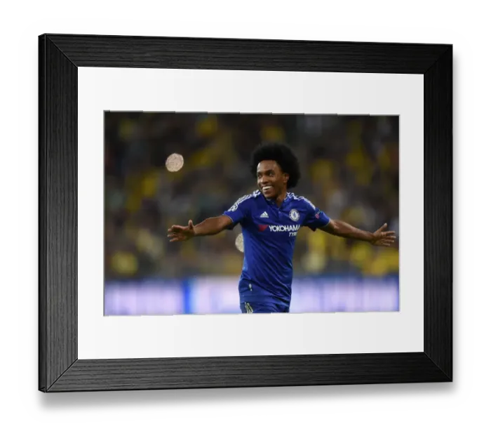 Framed Print : Willian's Brace: Chelsea's Triumph in Maccabi Tel Aviv's Sammy Ofer Stadium - UEFA Champions League - Group G (November 2015) Framed Print : Willian's Brace: Chelsea's Triumph in Maccabi Tel Aviv's Sammy Ofer Stadium - UEFA Champions League - Group G (November 2015)