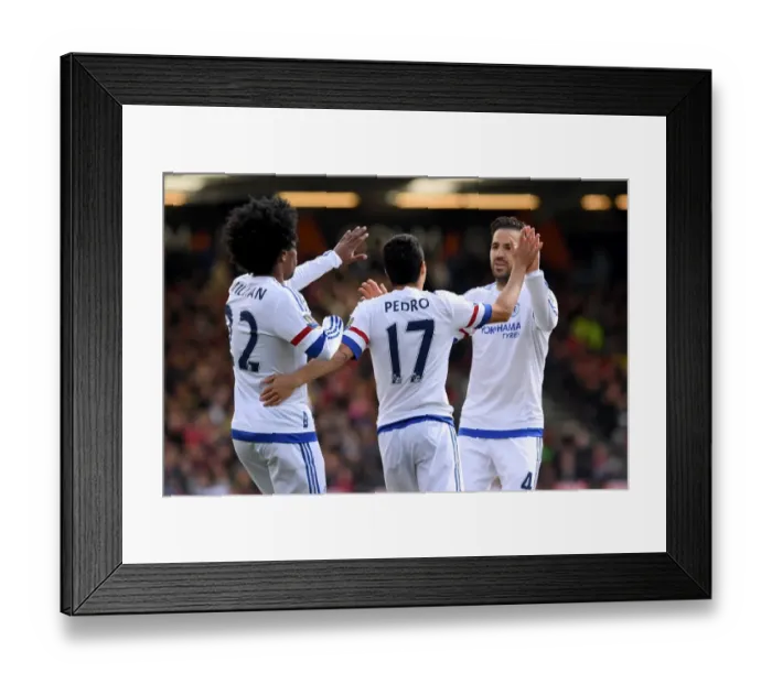Framed Print : Bournemouth v Chelsea - Barclays Premier League - Vitality Stadium