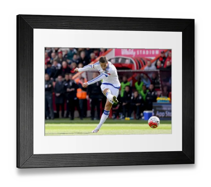 Framed Print : Eden Hazard Scores Chelsea's Second: AFC Bournemouth vs. Chelsea, Barclays Premier League, Vitality Stadium (April 2016) Framed Print : Eden Hazard Scores Chelsea's Second: AFC Bournemouth vs. Chelsea, Barclays Premier League, Vitality Stadium (April 2016)