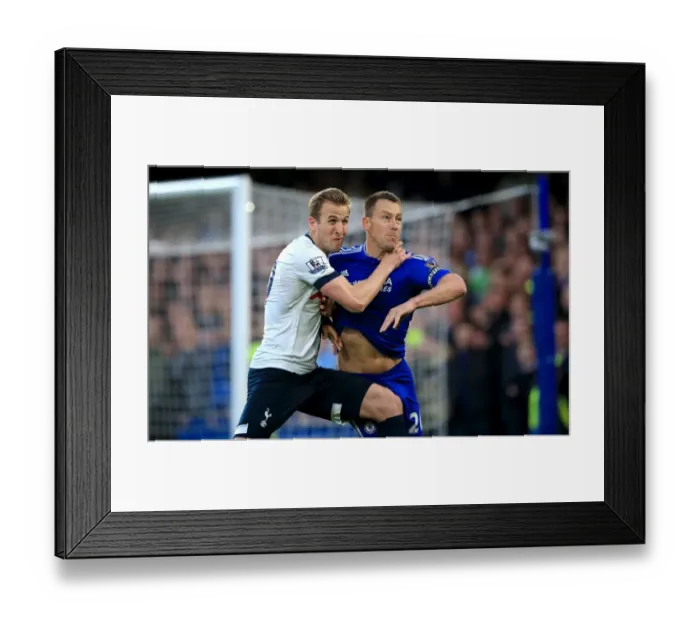Framed Print : Clash at Stamford Bridge: Harry Kane vs. John Terry - Premier League Battle