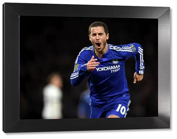 Eden Hazard's Brilliant Double: Chelsea's Triumph Over Tottenham Hotspur in the 2015-16 Premier League