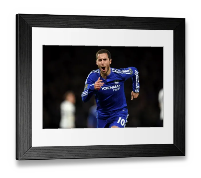 Framed Print : Eden Hazard's Brilliant Double: Chelsea's Triumph Over Tottenham Hotspur in the 2015-16 Premier League Framed Print : Eden Hazard's Brilliant Double: Chelsea's Triumph Over Tottenham Hotspur in the 2015-16 Premier League