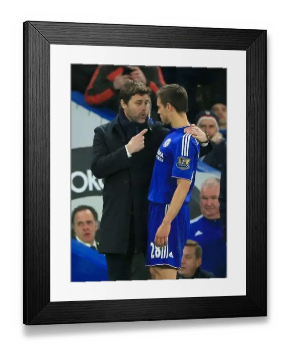 Framed Print : A Clash of Tactics: Pochettino and Azpilicueta Face Off at Stamford Bridge - Chelsea vs. Tottenham Hotspur (2015-16) Framed Print : A Clash of Tactics: Pochettino and Azpilicueta Face Off at Stamford Bridge - Chelsea vs. Tottenham Hotspur (2015-16)
