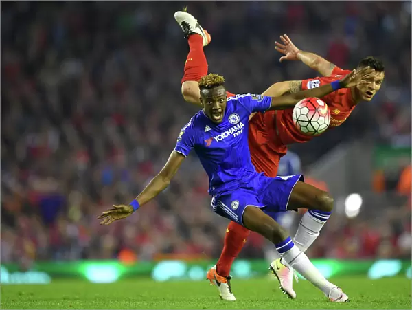 Intense Rivalry: Lovren vs. Abraham - Liverpool vs. Chelsea, Premier League 2015-16: A Battle for Supremacy