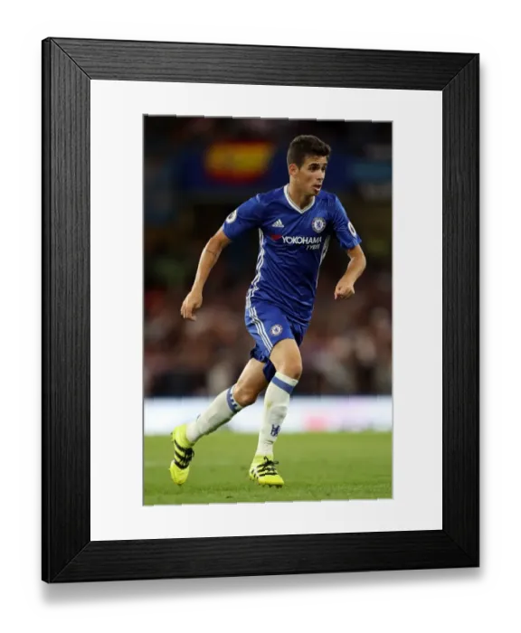 Framed Print : Oscar's Stamford Bridge Triumph: Chelsea vs West Ham United, Premier League