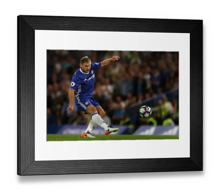 Framed Print : Chelsea's Branislav Ivanovic in Action: Premier League Clash Against West Ham United at Stamford Bridge Framed Print : Chelsea's Branislav Ivanovic in Action: Premier League Clash Against West Ham United at Stamford Bridge