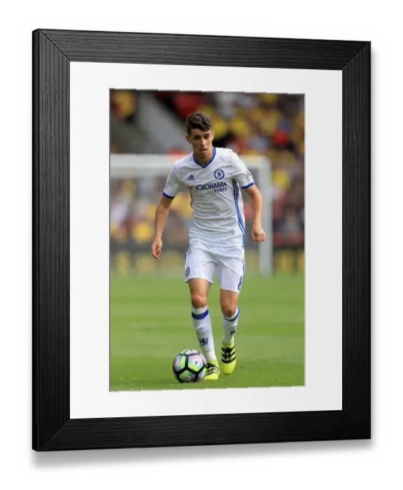 Framed Print : Oscar in Action: Chelsea vs. Watford, Premier League