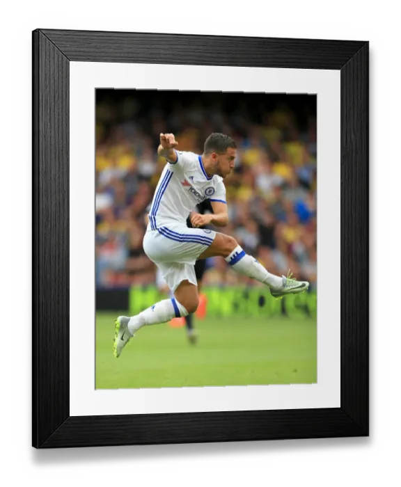 Framed Print : Eden Hazard in Action: Watford vs. Chelsea - Premier League Framed Print : Eden Hazard in Action: Watford vs. Chelsea - Premier League